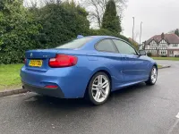 Used BMW 218 M Sport 136 HP (100 kW) 2015 Blue Coupe