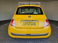 Used Fiat 500 Lounge 69 HP (50 kW) 2013 Yellow Hatchback