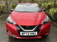 Begagnad Nissan Micra 92 HK (67 kW) 2022 Röd Halvkombi