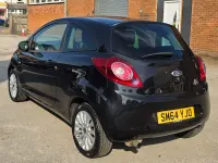 Used Ford Ka Zetec 69 HP (50 kW) 2015 Black Hatchback