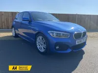 Used BMW 118 Sport Line 150 HP (110 kW) 2016 Blue Hatchback
