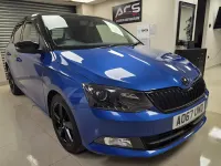Usado Skoda Fabia Colour Edition 2017 Azul Utilitario