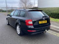 Used Skoda Octavia Elegance 150 HP (110 kW) 2015 Black Estate