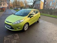 Used Ford Fiesta Zetec 2010 Green Hatchback