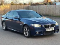 Used BMW 520 M Sport 190 HP (139 kW) 2015 Blue Sedan