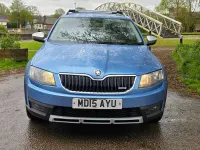 Used Skoda Octavia Scout 4x4 150 HP (110 kW) 2015 Blue Hatchback