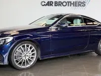 Used Mercedes C220 AMG Line Premium 170 HP (125 kW) 2018 Blue Coupe