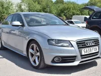 Used Audi A4 S-Line 143 HP (105 kW) 2009 Silver Sedan