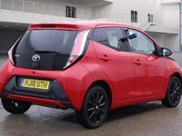 Used Toyota Aygo x-style 69 HP (50 kW) 2018 Red Hatchback