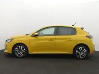 Used Peugeot 208 Allure 100 HP (73 kW) 2021 Yellow Hatchback