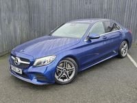 Used Mercedes C300 AMG line 2019 Blue Sedan