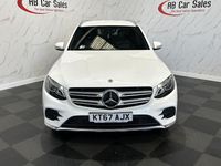 Begagnad Mercedes GLC220 AMG line 2018 Vit Kombi