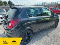 Used Vauxhall Corsa Edition 75 HP (55 kW) 2014 Black Hatchback