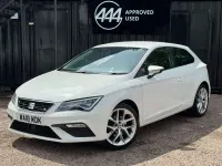 Käytetty Seat Leon FR 125 HP (91 kW) 2018 Valkoinen Viistoperä