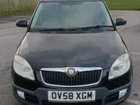 Used Skoda Roomster 105 HP (77 kW) 2009 Black MPV