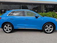 Begagnad Audi Q3 S-Line 150 HK (110 kW) 2022 Blå SUV