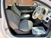Used Fiat 500 Lounge 69 HP (50 kW) 2010 White Hatchback