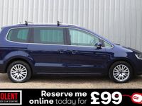 Used VW Sharan SE 150 HP (110 kW) 2019 Blue MPV