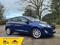 Used Ford Fiesta Titanium 125 HP (91 kW) 2018 Blue Hatchback