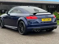 Begagnad Audi TTS Black Edition 320 HK (235 kW) 2022 Blå Sportkupé