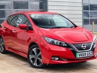 Used Nissan Leaf N-Connecta 110 kW (150 HP) 2019 Red Hatchback