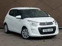 Used Citroën C1 Feel 68 HP (50 kW) 2018 White Hatchback
