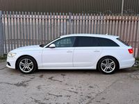 Used Audi A6 S-Line 190 HP (139 kW) 2014 White Estate