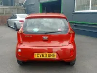 Used Kia Picanto 68 HP (50 kW) 2013 Red Hatchback