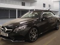 Used Mercedes E400 AMG line 333 HP (244 kW) 2015 Black Cabriolet