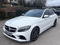 Used Mercedes C200 AMG line 2019 White Sedan