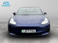 Used Tesla Model 3 Standard Range Plus 366 kW (498 HP) 2021 Blue Sedan