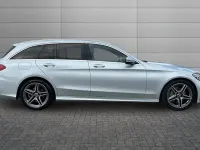 Used Mercedes C300 AMG line 254 HP (186 kW) 2020 Silver Estate
