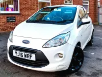 Used Ford Ka Zetec 69 HP (50 kW) 2016 White Hatchback