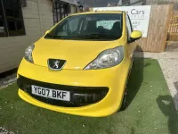 Used Peugeot 107 68 HP (50 kW) 2007 Yellow Hatchback