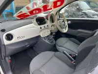Used Fiat 500 Pop 69 HP (50 kW) 2016 White Hatchback