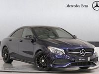 Used Mercedes CLA220 AMG line 177 HP (130 kW) 2017 Blue Sedan