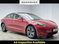 Used Tesla Model 3 Long Range AWD 366 kW (498 HP) 2019 Red Sedan