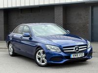 Begagnad Mercedes C220 Executive 2018 Blå Sedan