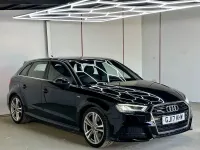 Used Audi A3 Sportback S-Line 190 HP (139 kW) 2017 Black Hatchback