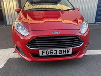 Used Ford Fiesta Zetec 2013 Red Hatchback