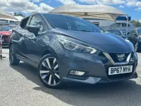 Used Nissan Micra Tekna 90 HP (66 kW) 2017 Grey Hatchback