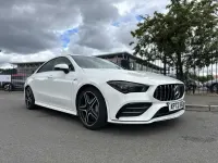 Used Mercedes CLA35 AMG AMG 306 HP (225 kW) 2022 White Coupe