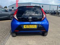 Used Toyota Aygo X-clusiv 70 HP (51 kW) 2021 Blue Hatchback
