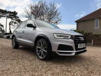 Used Audi Q3 Black Edition 184 HP (135 kW) 2017 Floret silver with dark interior trim SUV
