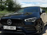 Used Mercedes CLA180 AMG line 136 HP (100 kW) 2022 Black Coupe