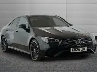 Used Mercedes CLA200 AMG Line Premium Plus 175 HP (128 kW) 2025 Cosmos black Sedan