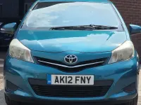 Used Toyota Yaris 99 HP (72 kW) 2012 Turquoise Hatchback