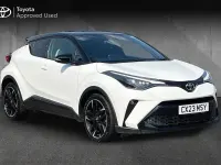 Used Toyota C-HR Sport 120 HP (88 kW) 2023 Platinum white SUV