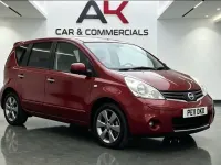 Used Nissan Note N-TEC 2011 Red Hatchback