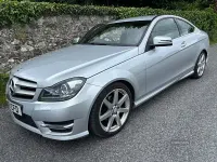 Used Mercedes C220 Sport Edition 170 HP (125 kW) 2015 Silver Coupe